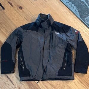 The North Face Men's Charcoal and Black Ski Jacket